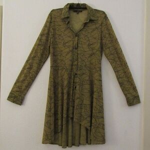 Sheer floaty topper with high/low hem